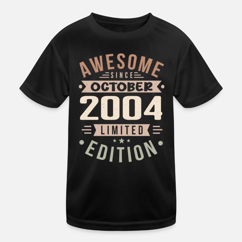 Légende depuis Octobre 2004 Anniversaire Octobre 2004 T-shirt sport Enfant