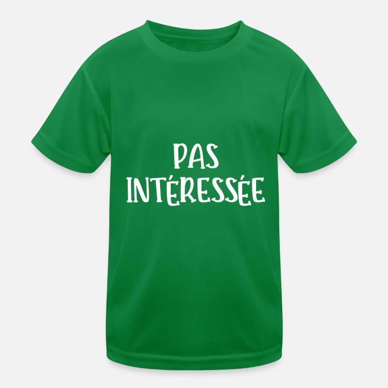 pas intéressée T-shirt sport Enfant