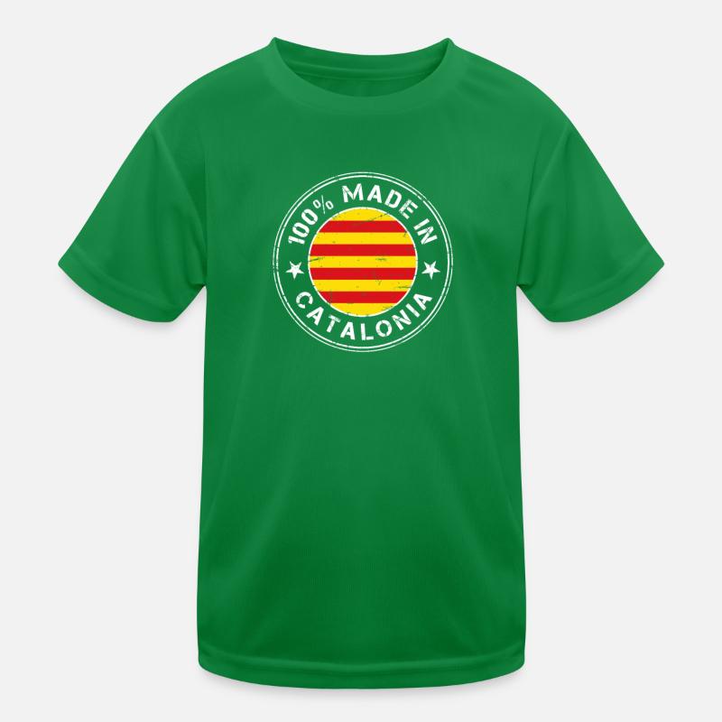 Catalonia Catalan Kids Functional T-Shirt