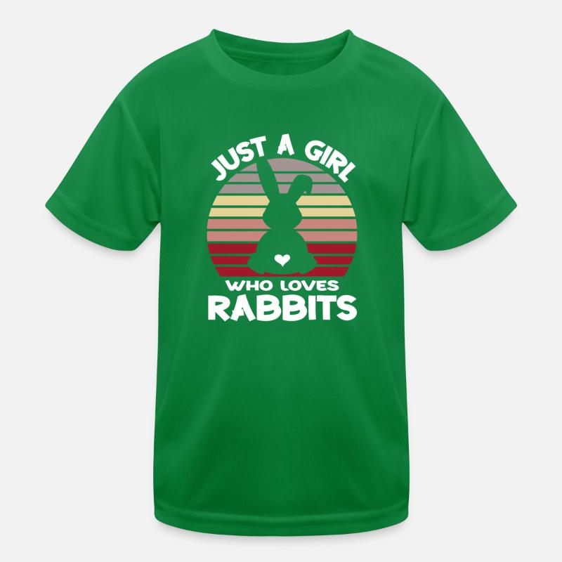 Rabbit Lover Rabbit Rabbit Carnickel Kids Functional T-Shirt