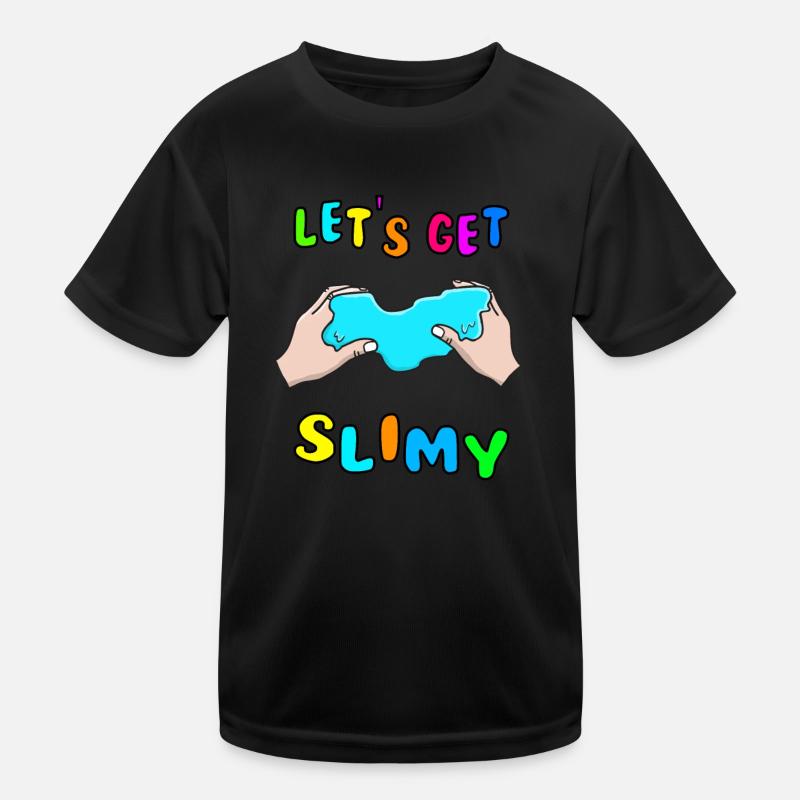 Slime Fluffy Drizzly Nuage Texture Bubble Pop T-shirt sport Enfant