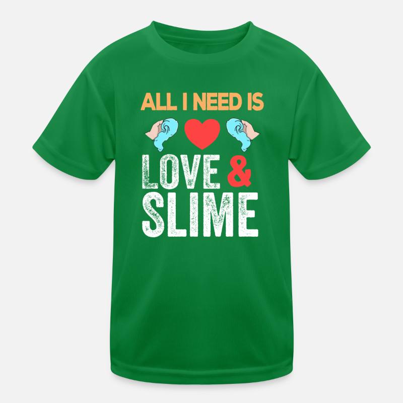 Slime & Love Bulle de texture nuageux de bruine T-shirt sport Enfant