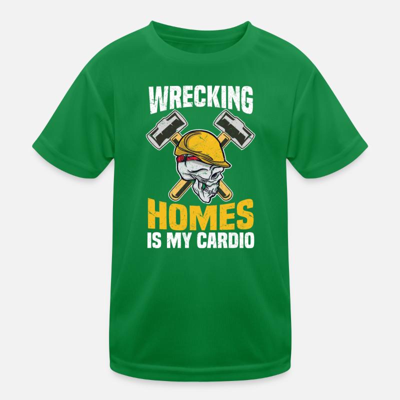 Wrecking Homes est mon bricolage cardio construction T-shirt sport Enfant