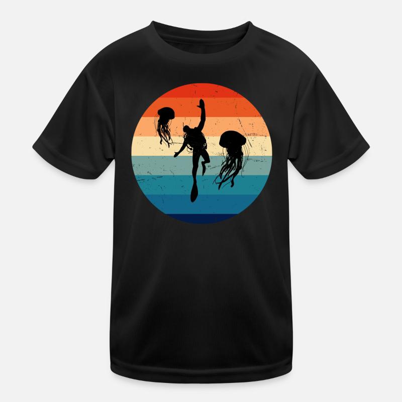 Scuba Diver Plongée sous-marine Diver Diver T-shirt sport Enfant