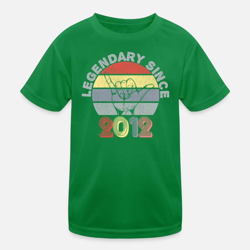 2012 | Vintage Legendary seit 2012 Jubiläum Kinder Funktions-T-Shirt