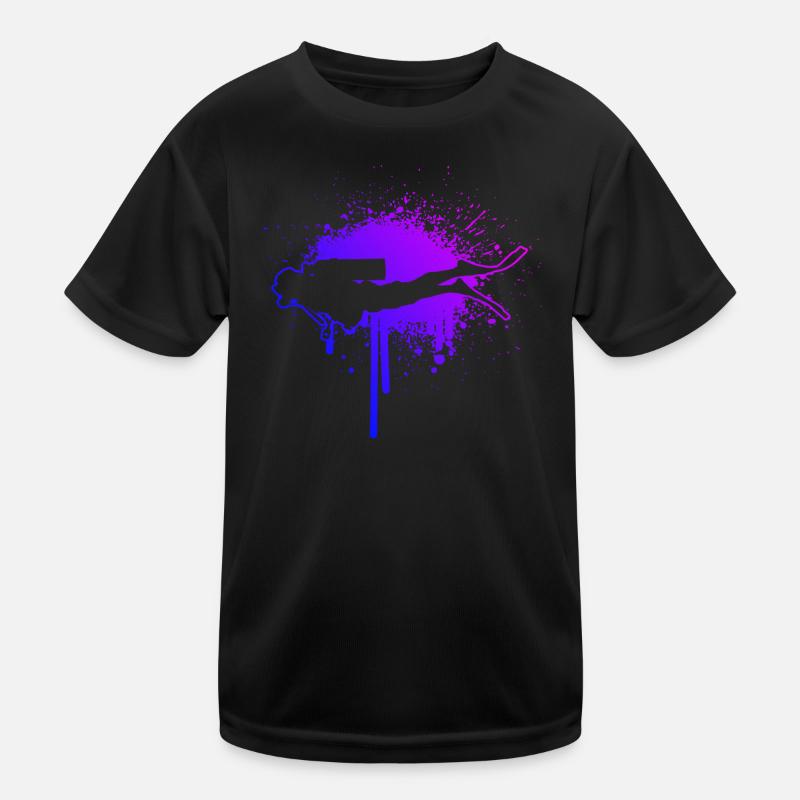 Plongée sous-marine Femmes Plongeuses Plongeuses T-shirt sport Enfant