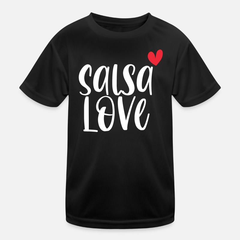 L’amour de la salsa! Cadeau de danse Dancer Latino T-shirt sport Enfant