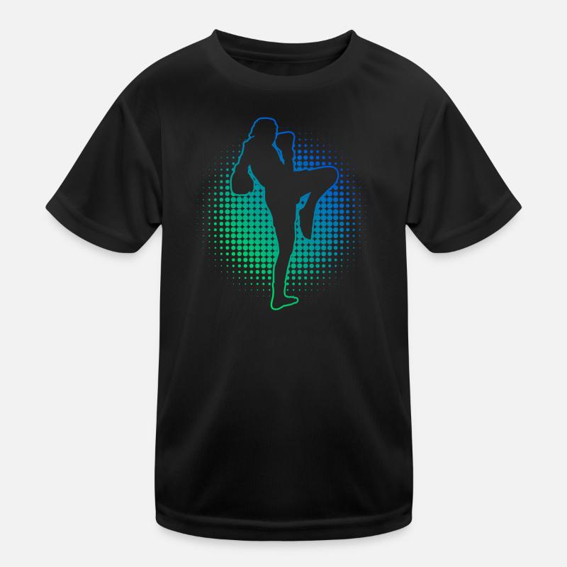 Boxeur thaïlandais Boxe thaïlandaise masculine Boxe thaïlandaise T-shirt sport Enfant
