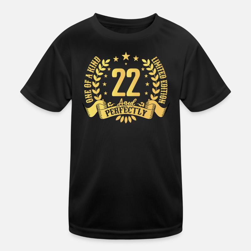 22 ans cadeau d’anniversaire 22 ans T-shirt sport Enfant
