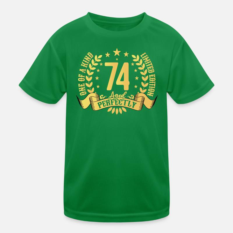 74 Jahre Geburtstagsgeschenk 74 Jahre Kinder Funktions-T-Shirt
