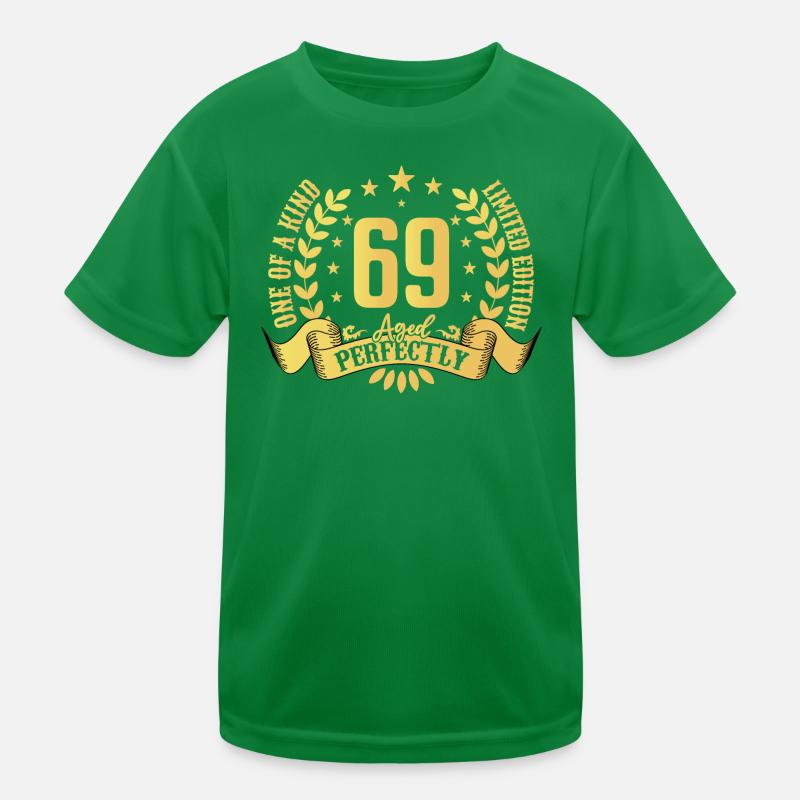 69 Jahre Geburtstagsgeschenk 69 Jahre Kinder Funktions-T-Shirt