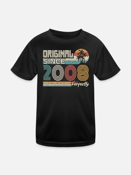 1998 anniversary 1998 born in 1998 anniversary - Kids Functional T-Shirt - black - Front