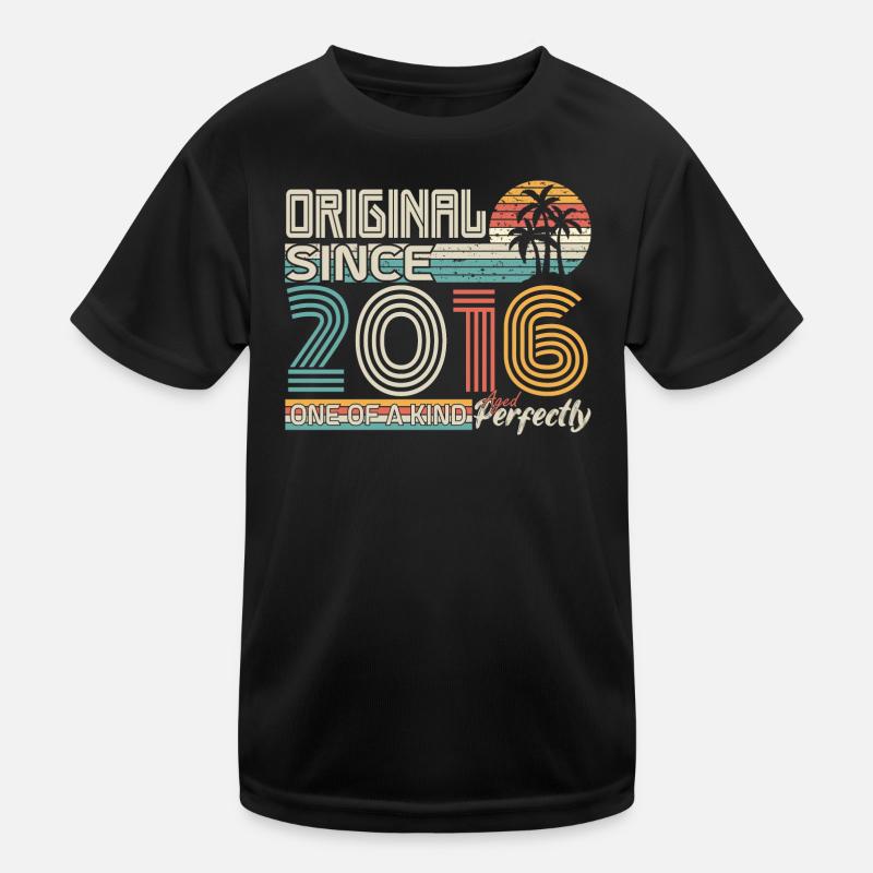 2016 anniversary 2016 born in 2016 anniversary Kids Functional T-Shirt