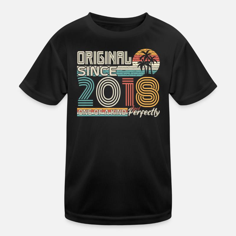 2018 Jubiläum 2018 geboren 2018 Jubiläum Kinder Funktions-T-Shirt