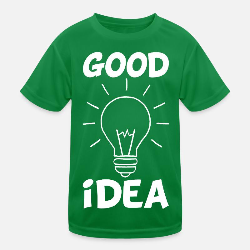 Die gute Idee (weiß) Kinder Funktions-T-Shirt