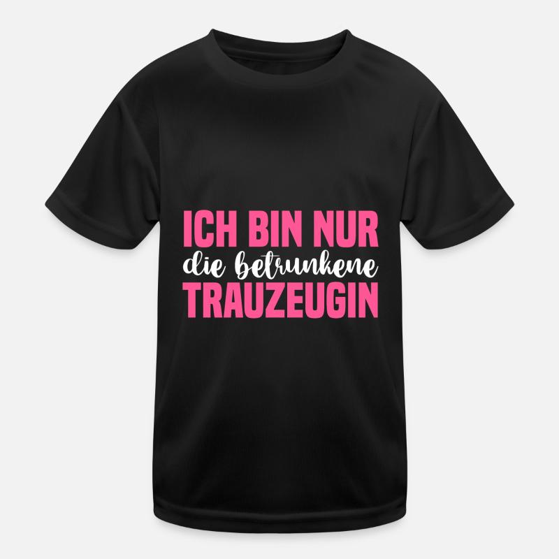 Hochzeit Junggesellenabschied Trauzeugin Kinder Funktions-T-Shirt