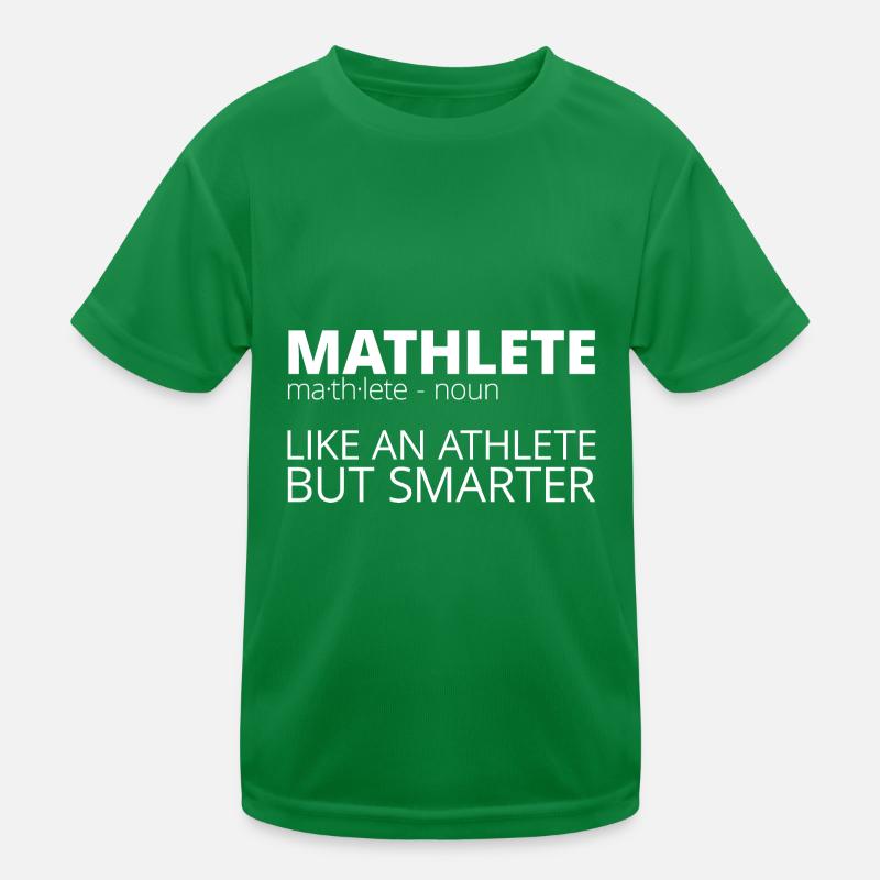 Mathlete comme un athlète mais plus intelligent T-shirt sport Enfant
