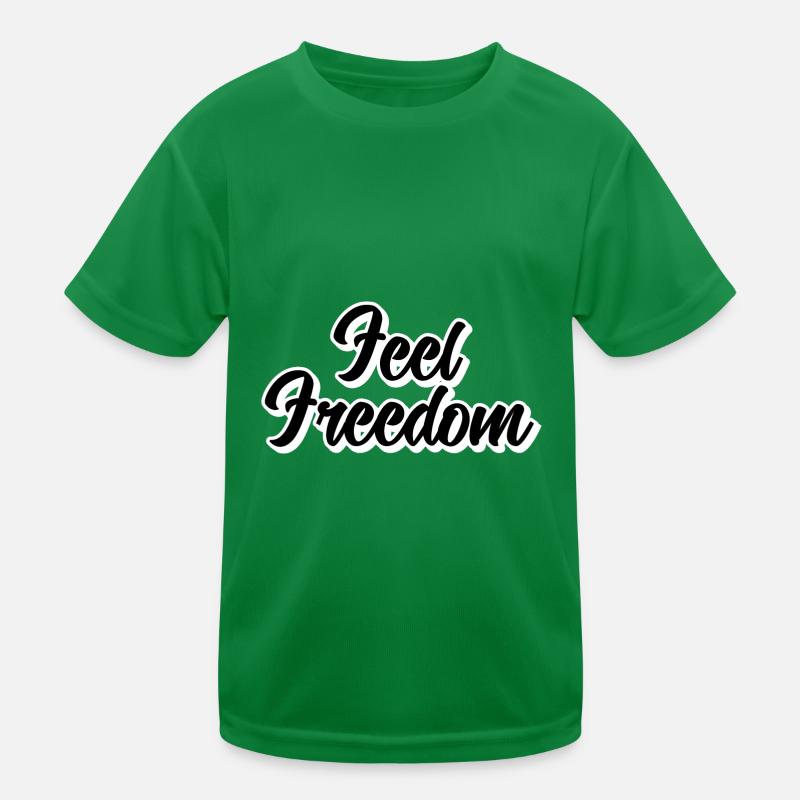 Feel Freedom Kids Functional T-Shirt