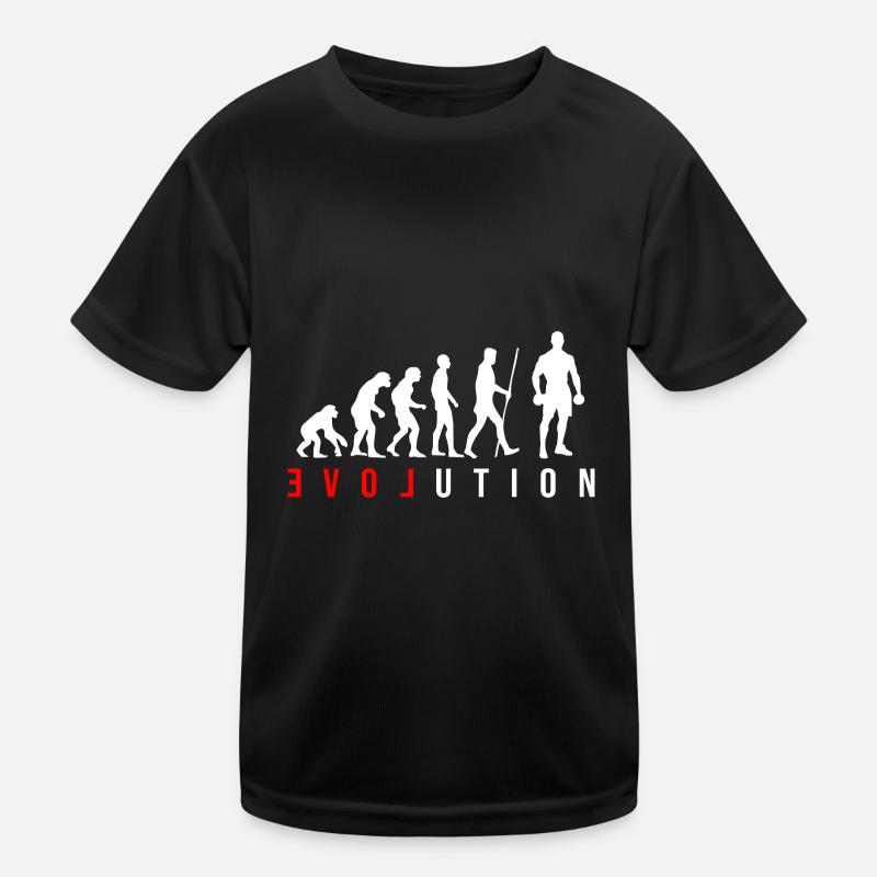 Evolution Dumbbell Dumbbell Body Building Gift Kids Functional T-Shirt