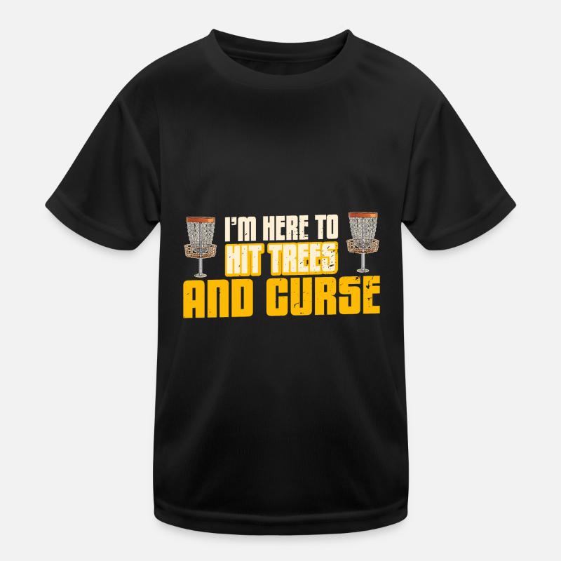 Frisbee Discgolf Disc Golf Sportart Werfen Kinder Funktions-T-Shirt