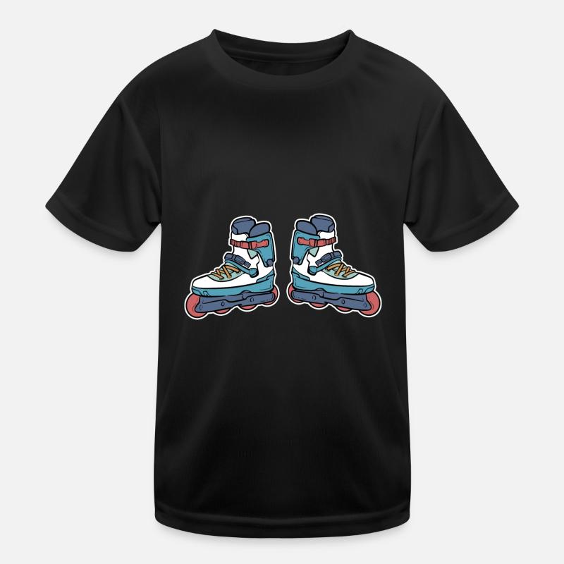 Roller Skating Roller Skates Inline Skates Kids Functional T-Shirt