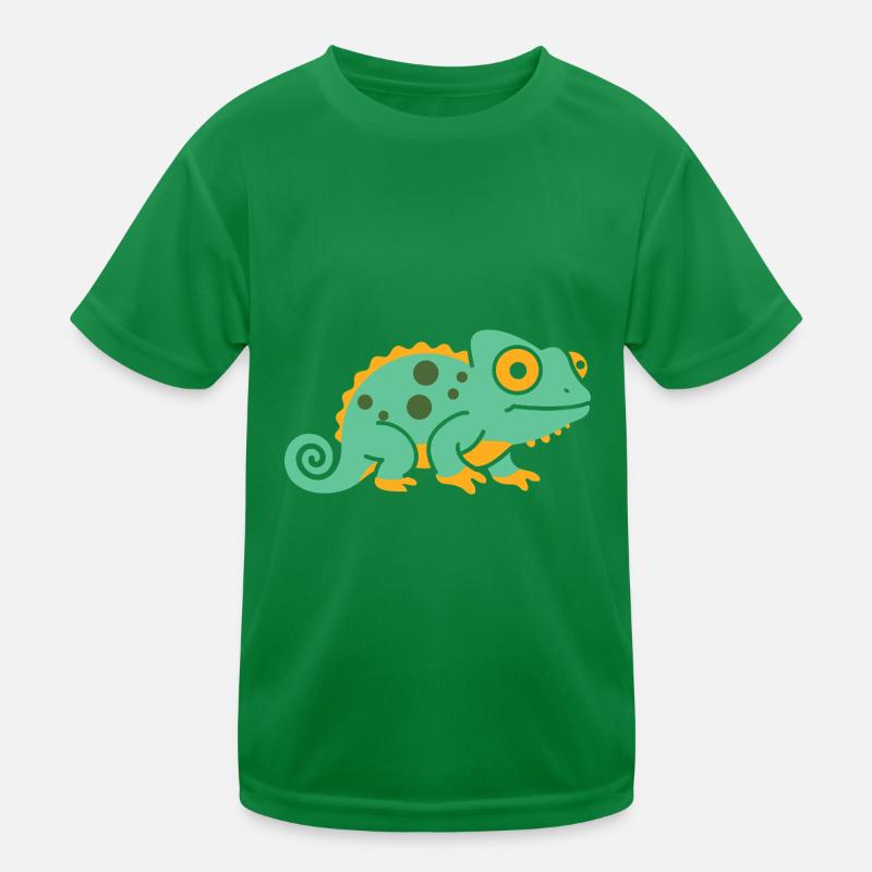 Chamäleon Kinder Funktions-T-Shirt