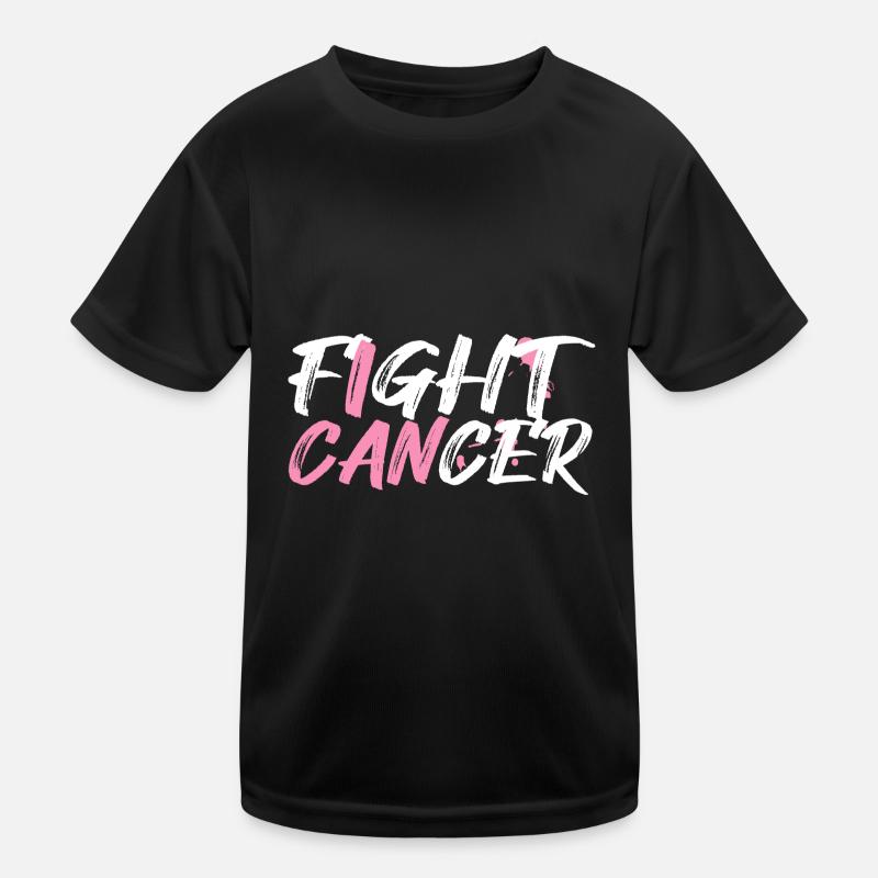 Bekämpfe Brustkrebs Rosa Schleife Kinder Funktions-T-Shirt