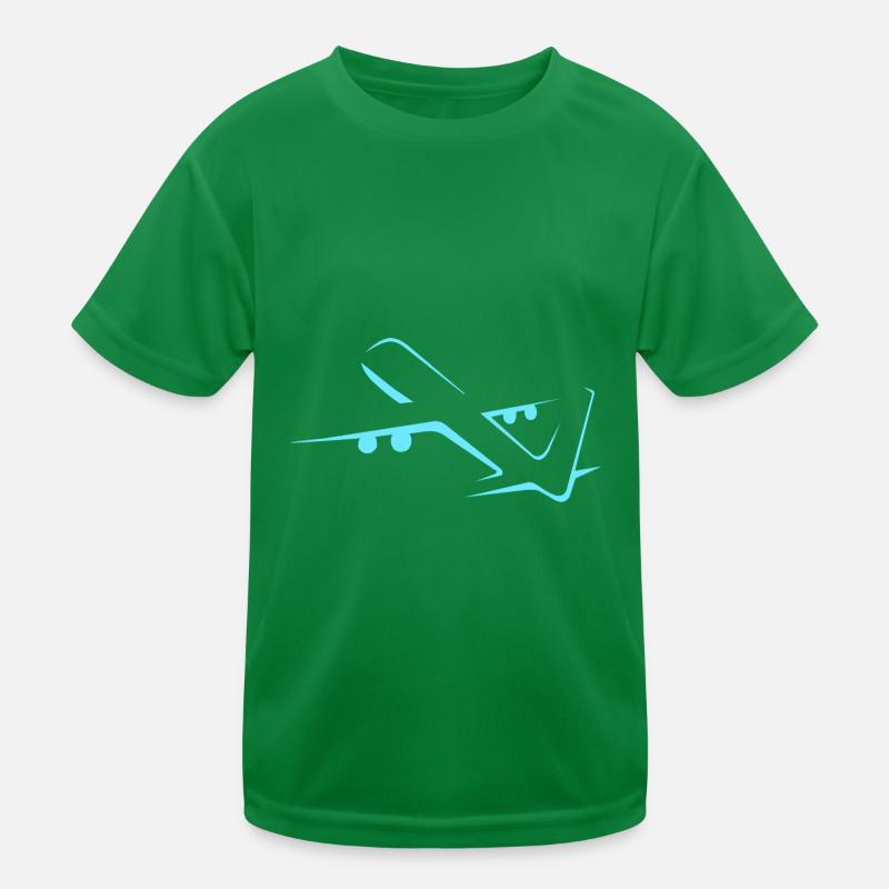 Flugzeug Kinder Funktions-T-Shirt