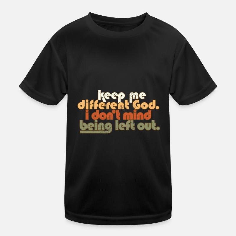 Garde-moi différent Dieu Religieux Catholique T-shirt sport Enfant