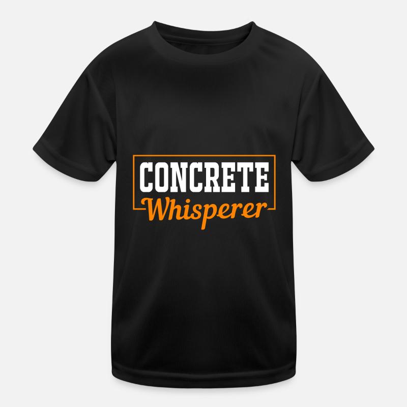 Bauarbeiter Baustelle Beton Kinder Funktions-T-Shirt