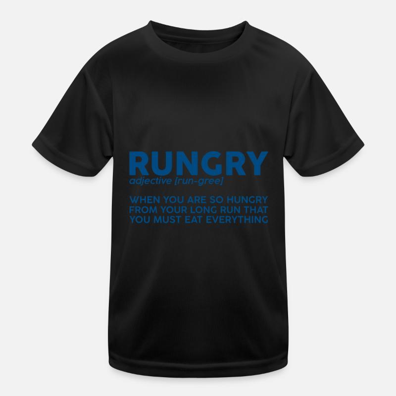 Rungry, Defninition Description 3 Kids Functional T-Shirt