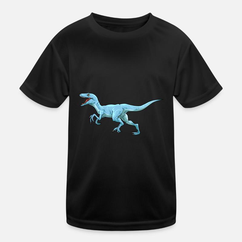 Dinosaurier Velociraptor Raptor Dino Kinder Funktions-T-Shirt