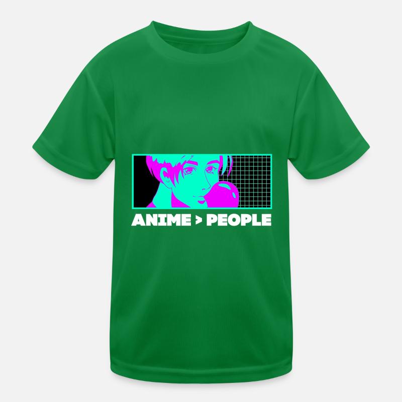 Anime more than humans introverted manga -aso Kids Functional T-Shirt