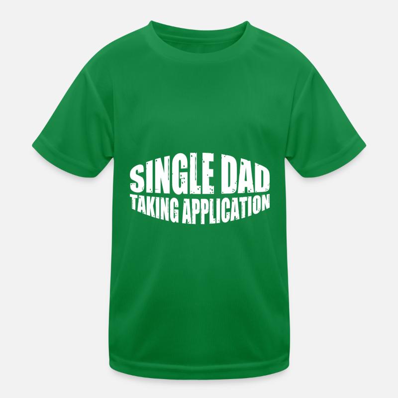 Papa célibataire prenant l’application 8 T-shirt sport Enfant