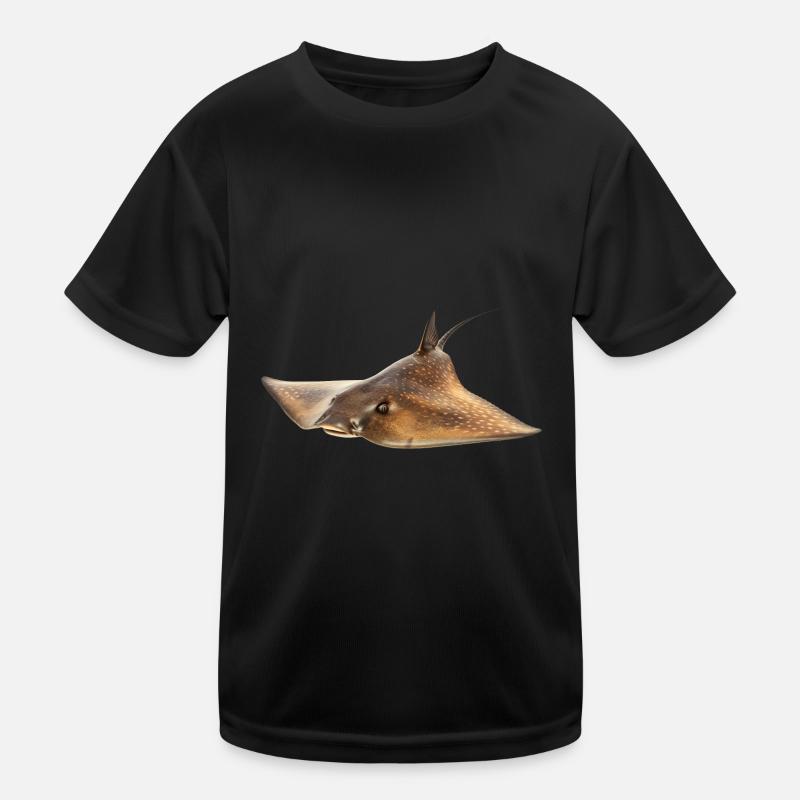 Stachelrochen Kinder Funktions-T-Shirt