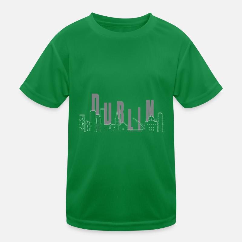 Dublin Skyline Kids Functional T-Shirt