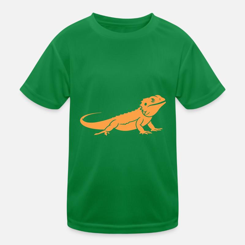 Bearded Dragon Kids Functional T-Shirt