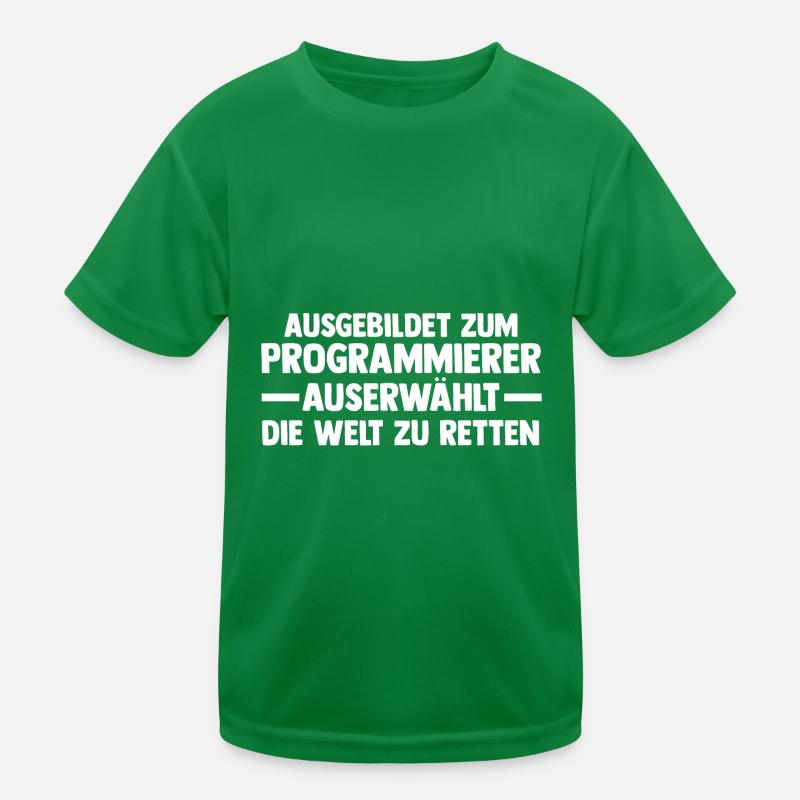 Programmieren Entwickler Coder Programmierer Kinder Funktions-T-Shirt