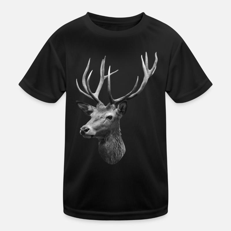 Deer head Kids Functional T-Shirt