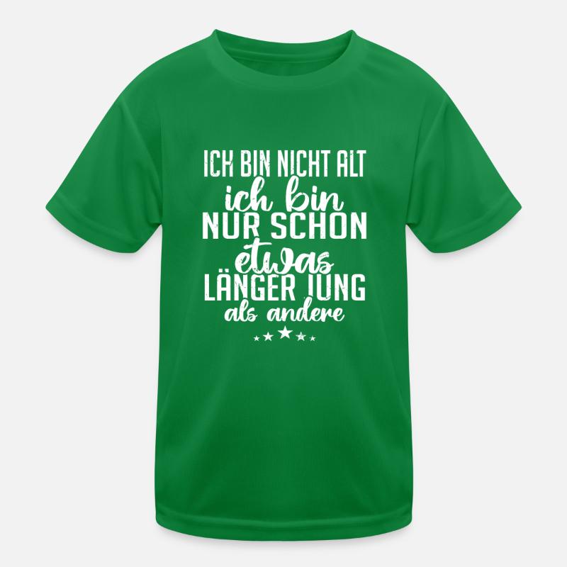 Ich bin nicht alt Kinder Funktions-T-Shirt