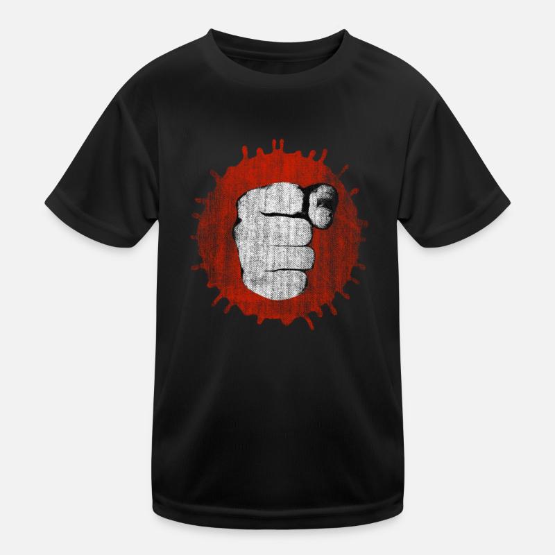 Faust Punch Wing Chung MMA Kinder Funktions-T-Shirt