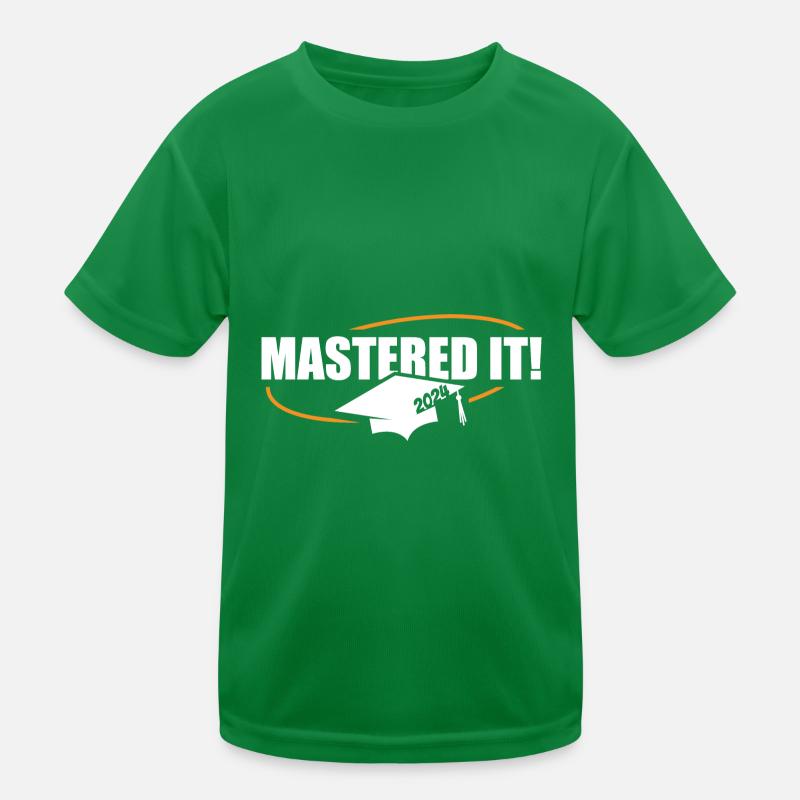 Master 2024 Masterabschluss Sponsion Promotion Kinder Funktions-T-Shirt