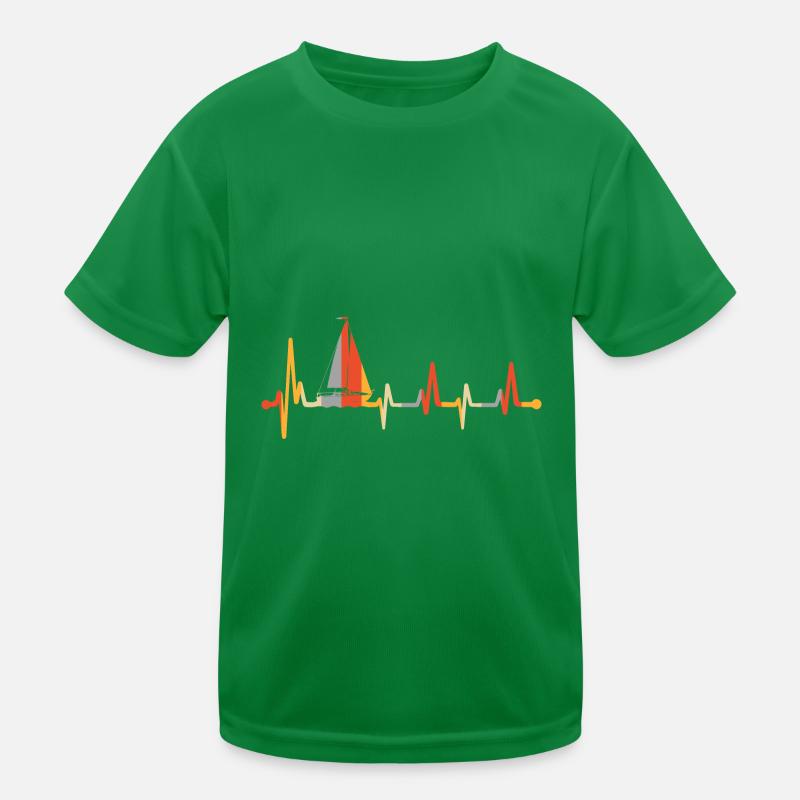 Heartbeat Sailors Kids Functional T-Shirt