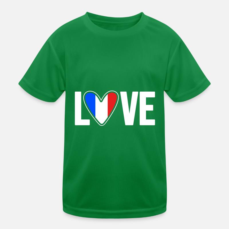 Frankreich Kinder Funktions-T-Shirt