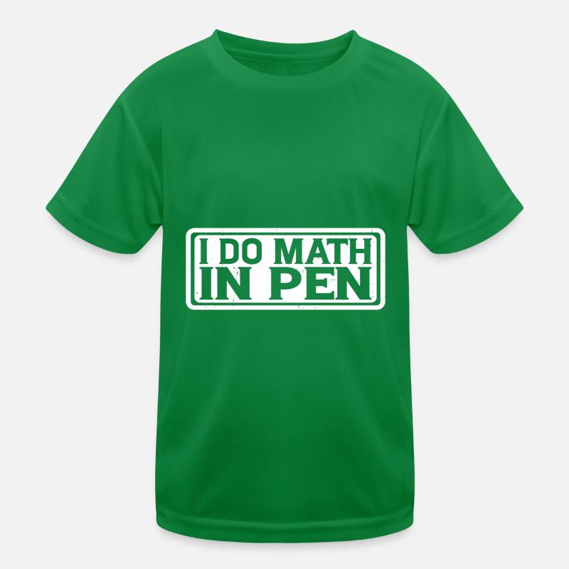 Je fais des maths au stylo 14 T-shirt sport Enfant