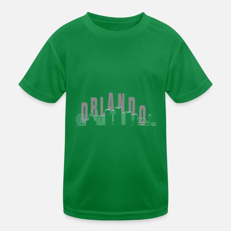 Orlando Skyline Kinder Funktions-T-Shirt