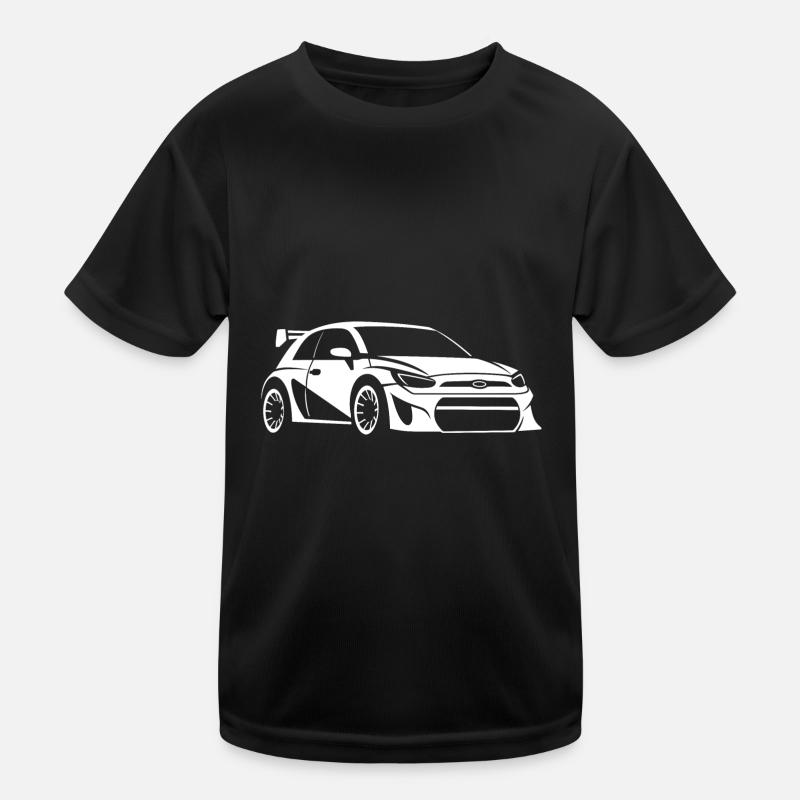 Rally Vehicle Kids Functional T-Shirt
