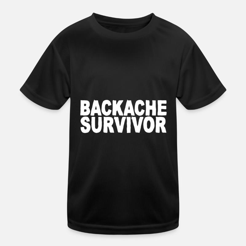 Backache Survivor Kinder Funktions-T-Shirt