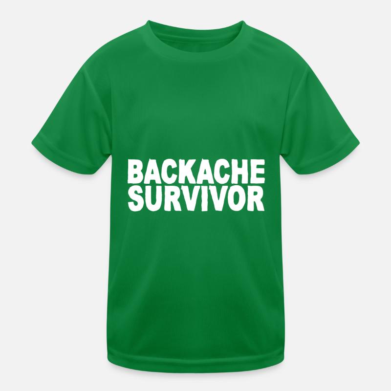 Backache Survivor Kids Functional T-Shirt