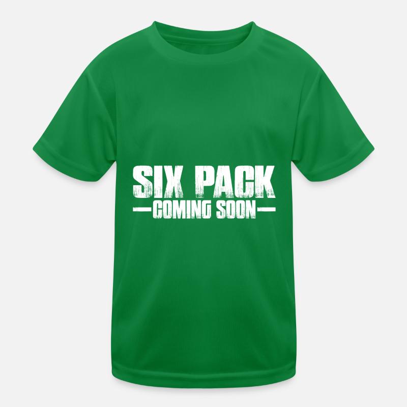 Six Pack Coming Soon 61 Kinder Funktions-T-Shirt